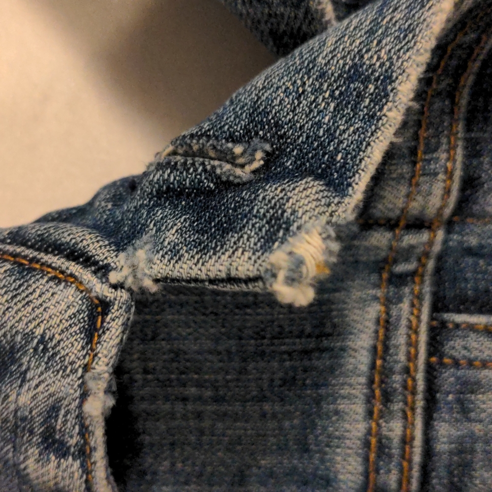 Vintage GAP Denim Jean Jacket with Tiger Patch 🔥🔥🔥 - Picture 5 of 10